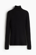 Cashmere-Blend Turtleneck Sweater