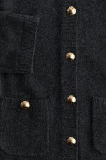 Button-Detail Cardigan