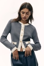 Fine-Knit Cardigan