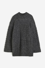 Oversized Cable-knit Sweater